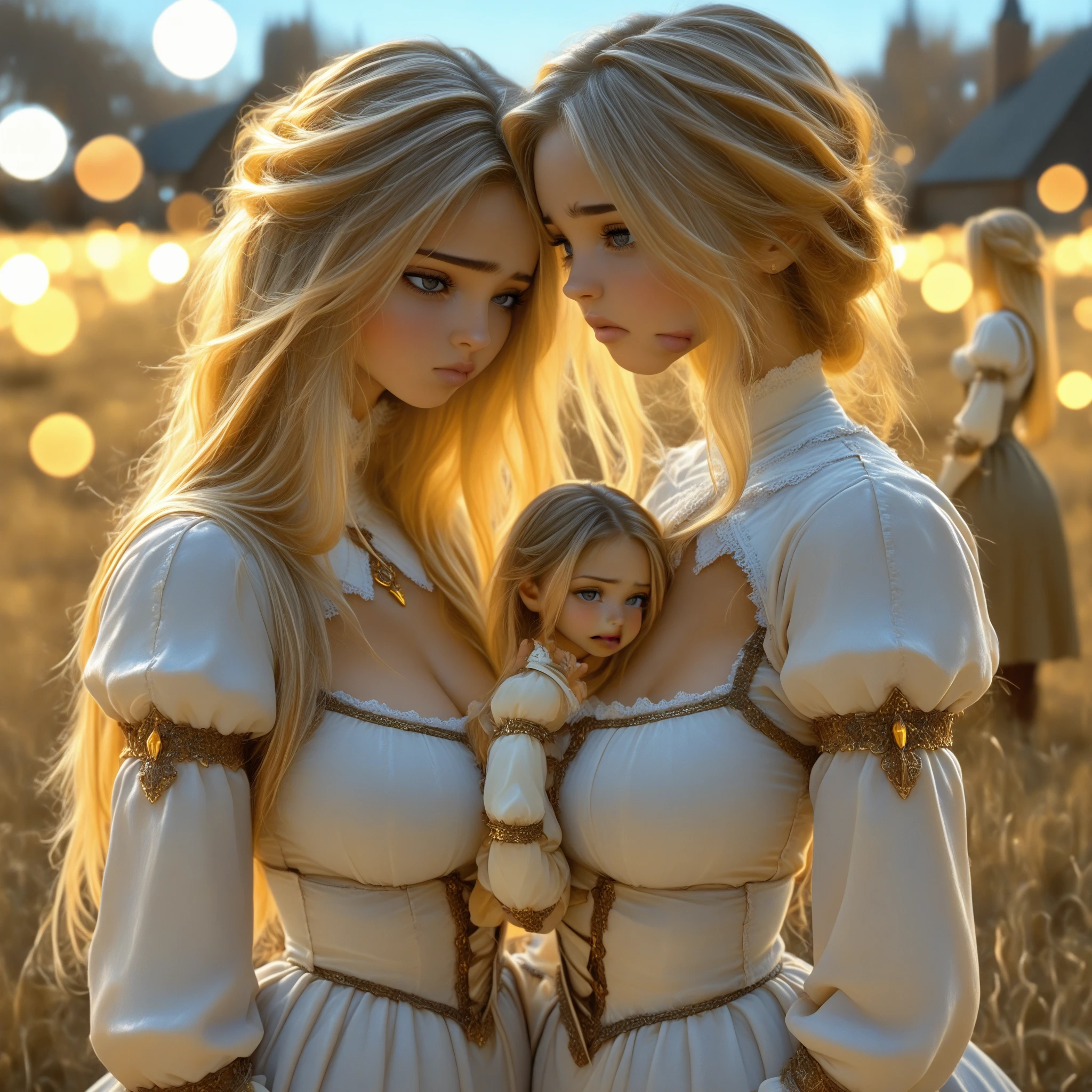 White Blonde hair, fluffy hair, stylish hair, long hair, lilac eyes, perfect eyes, beautiful, perfect face, tween, dainty , short, kind, curvy, a flowing pale airy gown with ruffles along the bottom with tiny pink flowers and gold dragon embroideries with flowers, Her tiara had a pretty teal gemstones, silver necklace, noble class, royal, royalty, red castle, feasting hall, medieval, elegant surroundings, soft dewy makeup look, light peach blush, soft tan eyeshadow, light coral lipstick, cutesy, girlish, girly, guileless, ingénue, princess , whimsical lighting, Targaryen, dragons in the sky, photorealistic
