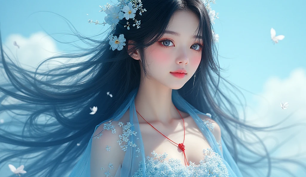 （Pink Fashion T-Shirt，：1.9），（Colorful Hair：1.8），（All the colors of the rainbow：1.8），（（（（Vertical pintng：1.6)）），（work：1.6），front，漫Painting,shape,work,Big eyes,Crystal Clear,（Rainbow gradient high ponytail：1.7）,Apply makeup carefully,Please keep your mouth shut,(little fresh:1.5),Long eyelashes,White Shoulder T-Camisole，, White shoulder shirt，Looking at the audience，水汪汪的Big eyes，(Rainbow Hair：1.6), Color splash, （alone：1.8）, Color splash, An explosion of colors, Color splash, An explosion of colors, Thick Painting style，Messy Lines，((The Shining,)) ，(Rich and colorful，，，，), Thick Painting Style, (splash) (Color splash), Vertical Paintinging, Upper Body, Painting splash, Acrylic paint, slope, Painting, Best image quality, 最高Painting质, masterpiece, alone, Written boundary depth, Face Painting, Rich and colorful clothes, (Grace: 1.2), Nice, Long Hair, Made of wind, (Grace: 1.3), (Like a petal: 1.4)，(((masterpiece))),(((Highest quality))),((Very detailed)),(shape),(Dynamic Angle),Sitting  on the bed、Two Asian women looking at each other, , , , Black Hair, belly button, Realistic, 1 Girl, Indonesian, Upper Bodyのポートレート, Big smile, Smooth skin texture, ((floating)),(pint),((Hair removal)),(alone),(1 Girl) , (( (Detailed anima face))),((Beautiful and delicate face)),collar, shoulders,Gray Hair,((Colored Hair)),((Striped Hair)),Beautiful and delicate eyes,(slope eyes),(( （Colored eyes））），（（（Rich and colorfully background））），（（（High color saturation））），（（（Surrounded by Rich and colorful splashes））），（）Hanfu）