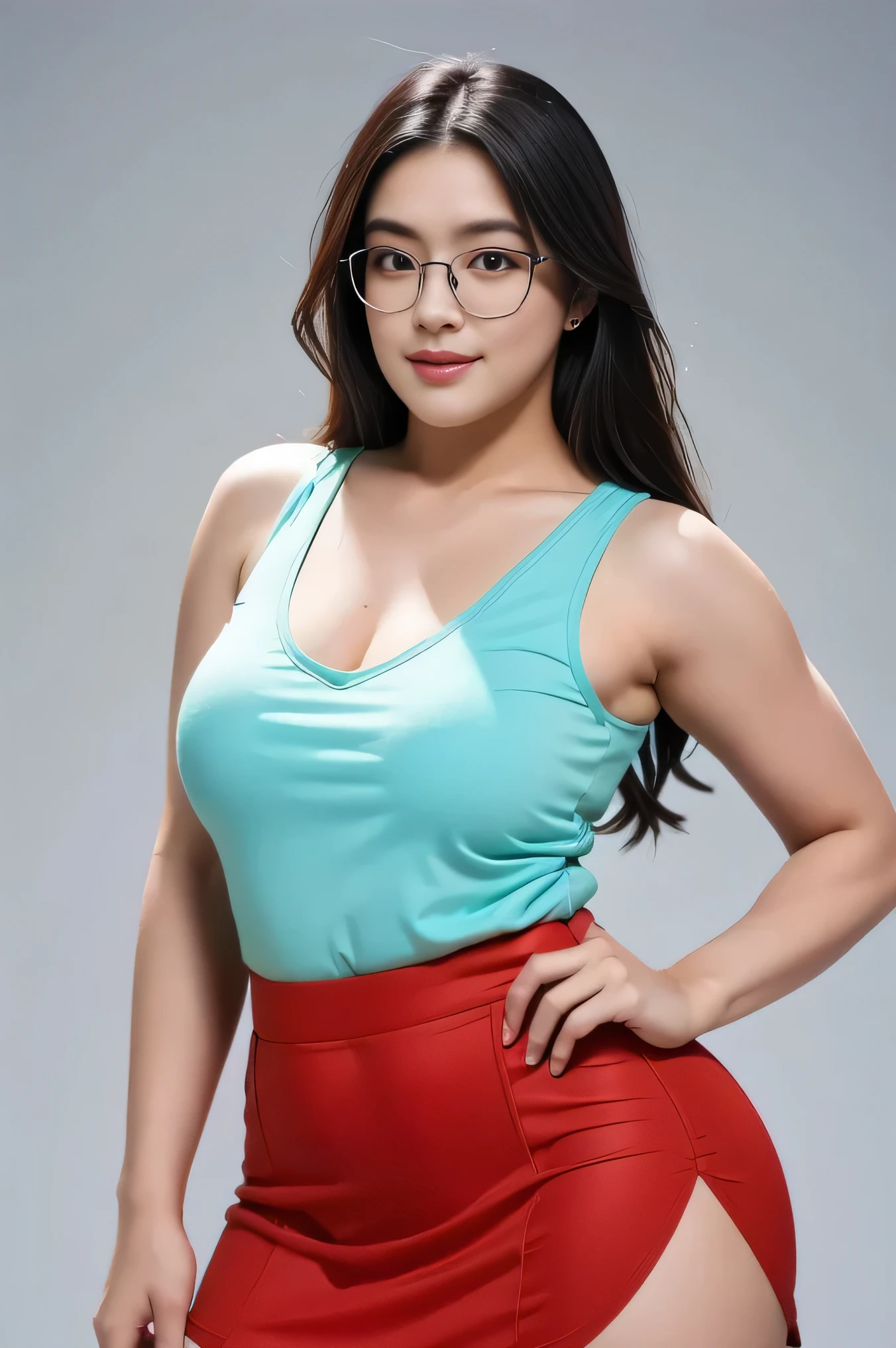 1girl, solo, sensual woman, hands up showing armpit, clear lighting, (Indonesian_high_school), semi-curvy body, Classroom, sexy pose on bed, detailed face, detailed eyes, in the middle, unparalleled beauty, looking at the camera , thick breasts, detailed skin, Sixpack abs, looking at the audience, (wearing red shirt, wearing red short skirt), (8k, RAW photo, best quality, masterpiece: 1.3), (realistic, realistic: 1.37), ultra-high resolution, armpit