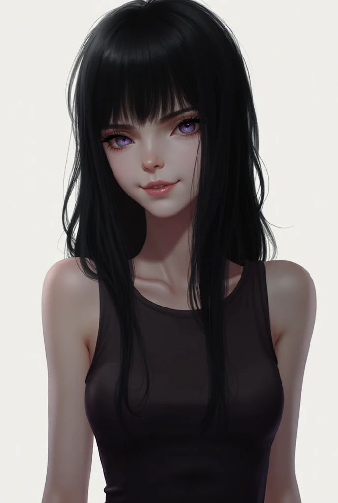 best quality, masterpiece,Black hair, blue eyes, looking up, upper body