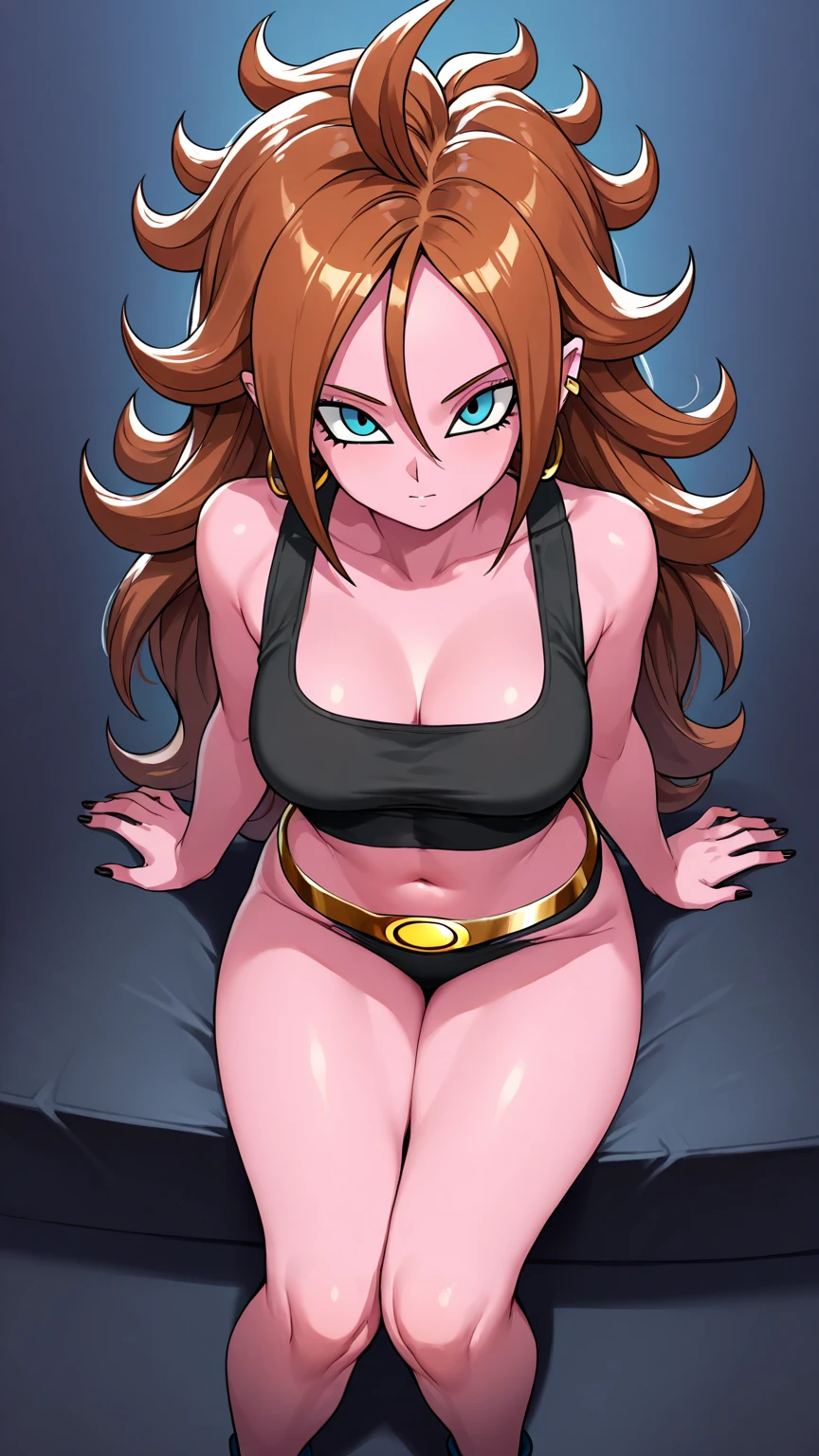 score_9, score_8_up, score_7_up, shaded BREAK 1futanari and 1girl, futanari Android 21 ?????????? with girl Android 18, orange hair, blue eyes, white skin, thick black slave collar around neck, long hair, orange dark purple hair, yellow eyes, tan skin, long hair, v-shaped eyebrows, smug, looking at viewer, ???????, ??????????, fully ?????, fully ????, girl bouncing on futanari's lap, squirting liquid, penetration ???????????, huge thick ????? penetrating ?????? ???????????, ??? scene, ?????? spread by huge thick ????? ??????????? girl, ?????? leaking liquid, blushing, screaming from ???????, tongue out, eyes looking up in ??????, hand squeezing ??????, fingers squeezing ??????, fingers pinching ???????, pulling ??????, bodies touching, ?????????????, ????????????, round full ???????, super thin waist, heart shaped ????, kissing, 21's ????? penetrating 18's ??????, 18 straddling 21 while being penetrated, ??????????????????, sensual scene, outdoors, sunset, balcony