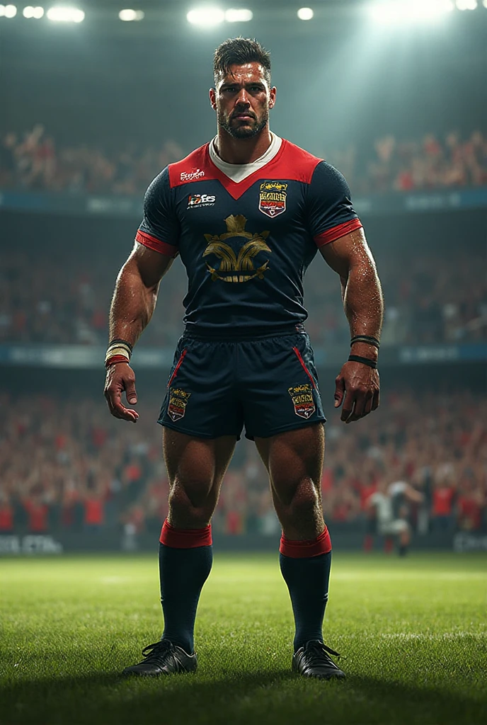 There is only one handsome Asian actor in the picture，30 years old，Tall and handsome, Toned body，short hair, O-Shaped Beard，Perfect body, Dark skin，Glowing skin，Smooth skin，The body is hairless，Muscle bulge, Muscular, Very large pectoral muscles，Very sexy abdominal muscles，Very well-developed leg muscles，Huge concave and convex area，Brightens oily skin，Wearing a gold leather shiny ，Handsome face， Correct and accurate male body proportions, Wear white socks，Stand among the flowers。
