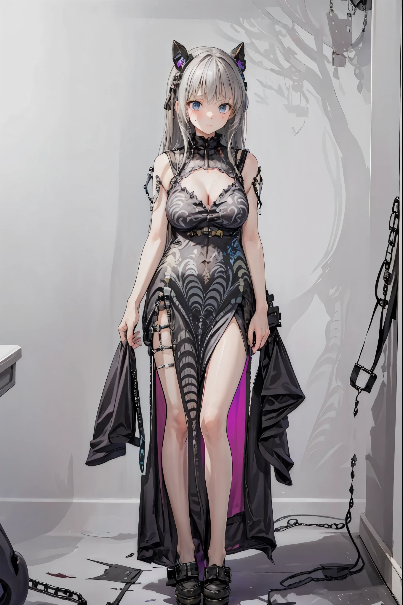 Wounded Girl,Halloweenの夜,怪物に取り囲まれたCity, A girl being controlled by a monster , Transforming into a monster , A city filled with skyscrapers ,Cityの夜景
少女の傷付いた姿, A girl's expression is gloomy and gloomy ,frightened posture, A girl hiding her wounds with bandages , A monster's shadow creeps in the background , Surrounded by monsters ,Cityの高層ビルが立ち並ぶ夜景, A girl illuminated by the buildings , A dark, frightening atmosphere
masterpiece,4K,HDR,super precise,フォトreal,real,professional,vivid,horror,sf,dark,Halloween,dark atmosphere,fantastic,Gothic,City,Buildingscape