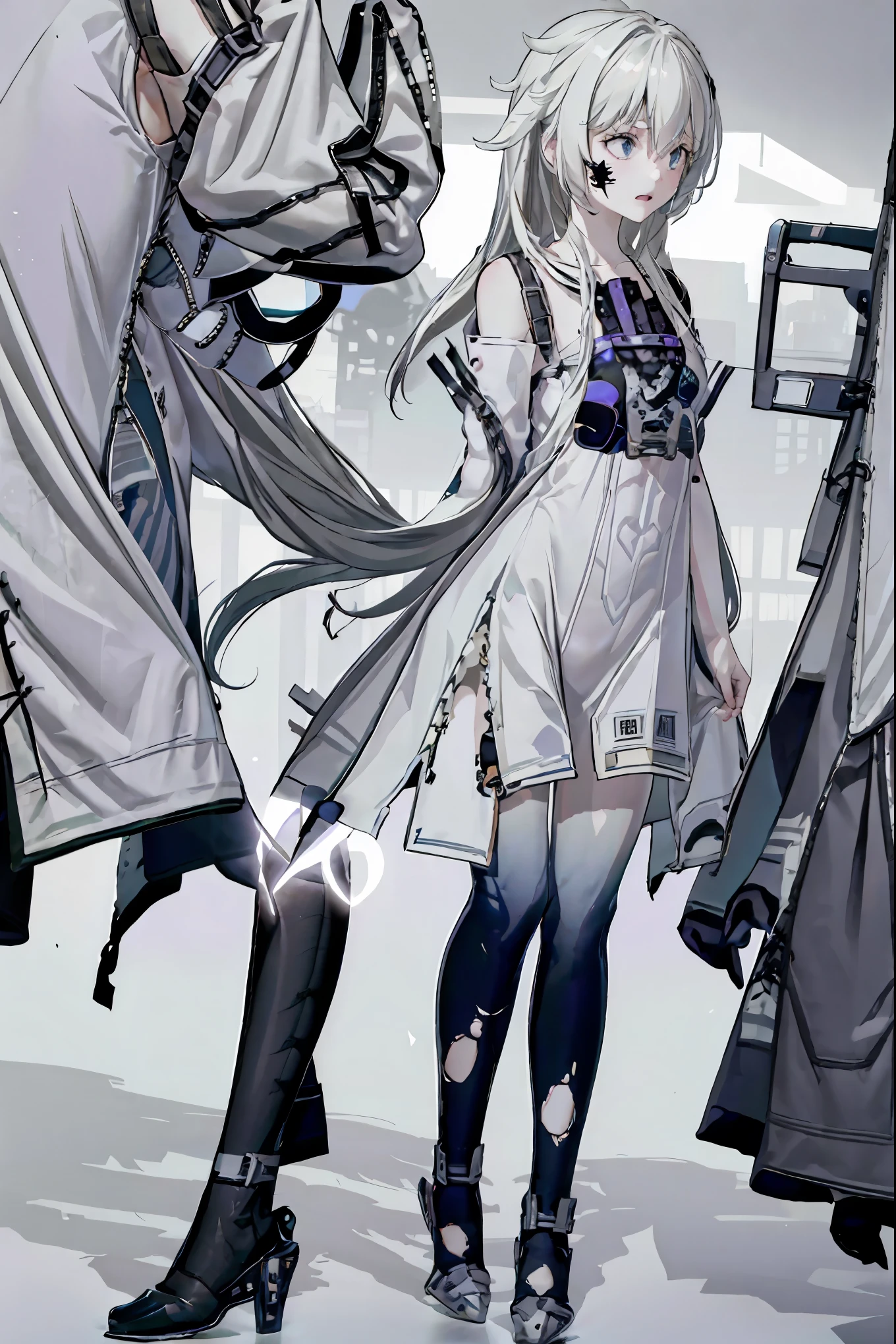 (((Bandage girl)))、Wounded Girl,Halloweenの夜,怪物に取り囲まれたCity, A girl being controlled by a monster , Transforming into a monster , A city filled with skyscrapers ,Cityの夜景
少女の傷付いた姿, A girl's expression is gloomy and gloomy ,frightened posture, A girl hiding her wounds with bandages , A monster's shadow creeps in the background , Surrounded by monsters ,Cityの高層ビルが立ち並ぶ夜景, A girl illuminated by the buildings , A dark, frightening atmosphere
masterpiece,4K,HDR,super precise,フォトreal,real,professional,vivid,horror,sf,dark,Halloween,dark atmosphere,fantastic,Gothic,City,Buildingscape