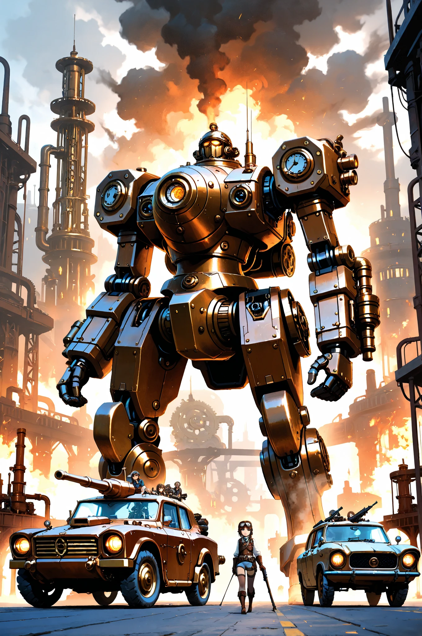 a drawing of a robot with a large head and a large body, comic book style battlemech, mega humanoid mech, full body; front view, intricate mecha armor, greek god in mecha style, humanoid mech, detailed full body concept, full body mecha suit, mech body, full body mech, mecha plate armor, detailed humanoid