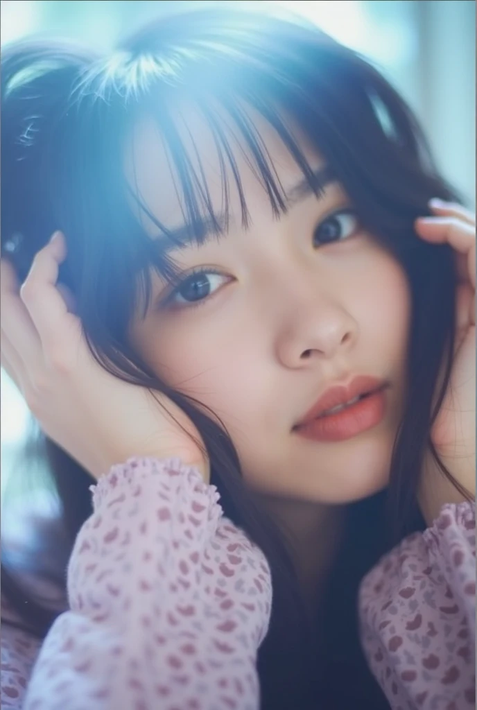 1lady, black hair, wave hair, wide eyed, 30 years old