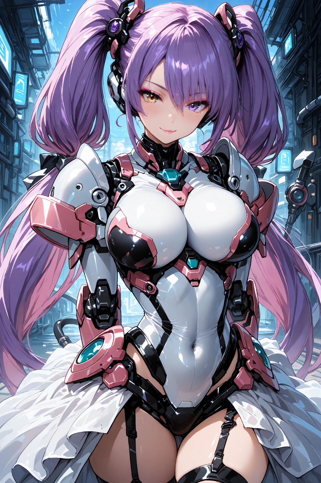 masterpiece,best quality,ultra-detailed, <lora:AMechaSSS[color_theme,mecha musume, mechanical parts,robot joints,headgear]:0.8>,
1girl,solo,aqua,large breasts, blue theme,  mecha musume, mechanical parts,robot joints, blue headwear, blush,standing,cowboy shot,  <lora:MinatoAquaSailorBikiniFrilledBikini:0.8>