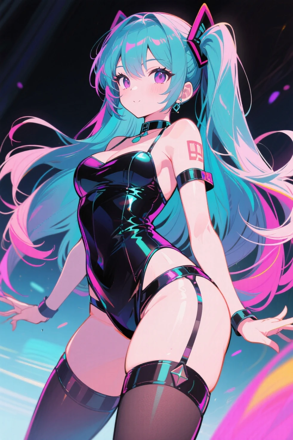 (masterpiece, best quality), best resolution, (2heads:1.5), 1girl, Woman with long light hair and bright makeup, perfect clear face, perfect , painting of a, Vivid neon ink painting, Vibrant digital painting, Vibrant digital art, colorful art, art of alessandro pautasso, vibrant cartoon art, jen bartel, colorful digital art, Colorful paintings, Colorful Digital Painting, Hypercolor Digital Art, Vivid paintings, Full-color digital art, colourful drawing, vibrant fan art