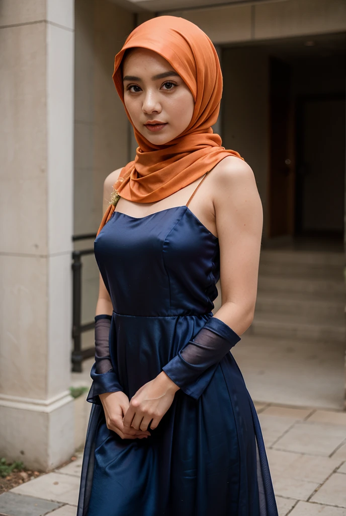 ((HAIRY )), ((LAUGH AND SMILE SWEETLY)), ((THIN)), ((Straddling)), "  " ((Hijab Stylish)), (Malaysia female), age 15 years old, 8K, photottorialism, , ((RED LIPSTICK))