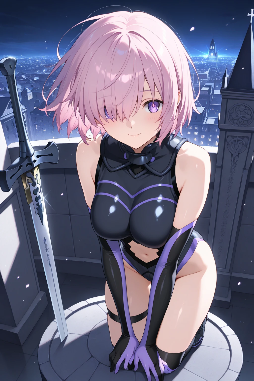 there is a cartoon picture of feminine boy with short pink hair, in an anime style, demon femboy, flat anime style, cute, crossdresser, femboy body, witch outfit , doing a  pose,  expression, heavy breathing, hd, 4k, detailed