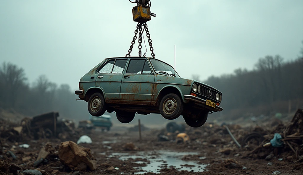 a discharge, organic waste, une montagne de plastiques, metal carcasses, sur une immense  plaine, a recycling center, un ciel bleu limpide, photorealistic realism, chef-d'photorealistic work, realism, realism, photorealistic realism, High contrast, photorealistic digital art trends in Artstation 8k HD detailed realistic, detailed, super detailed, realistic, armature, best quality, super high resolution, (realism: 1.4),, high resolution, detailed, Photo brute, Pointu, par Lee Jeffries Nikon D850 film stock photographie 4 Kodak Portra 400 appareil photo F1.6 lentilles Couleurs riches Textures réalistes ultra-réalistes Éclairage spectaculaire UnrealEngine ArtStation CineStill 800 tendance,, Photo brute 8K, best quality,