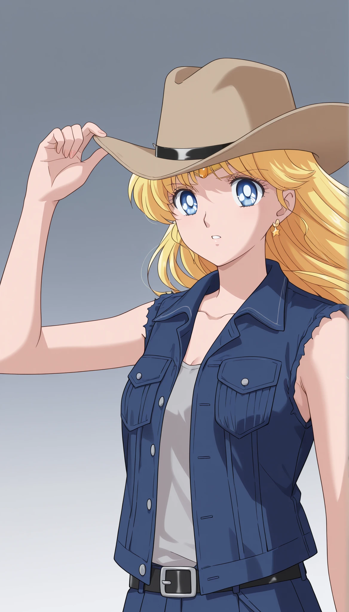 Sailor Venus, blue eyes