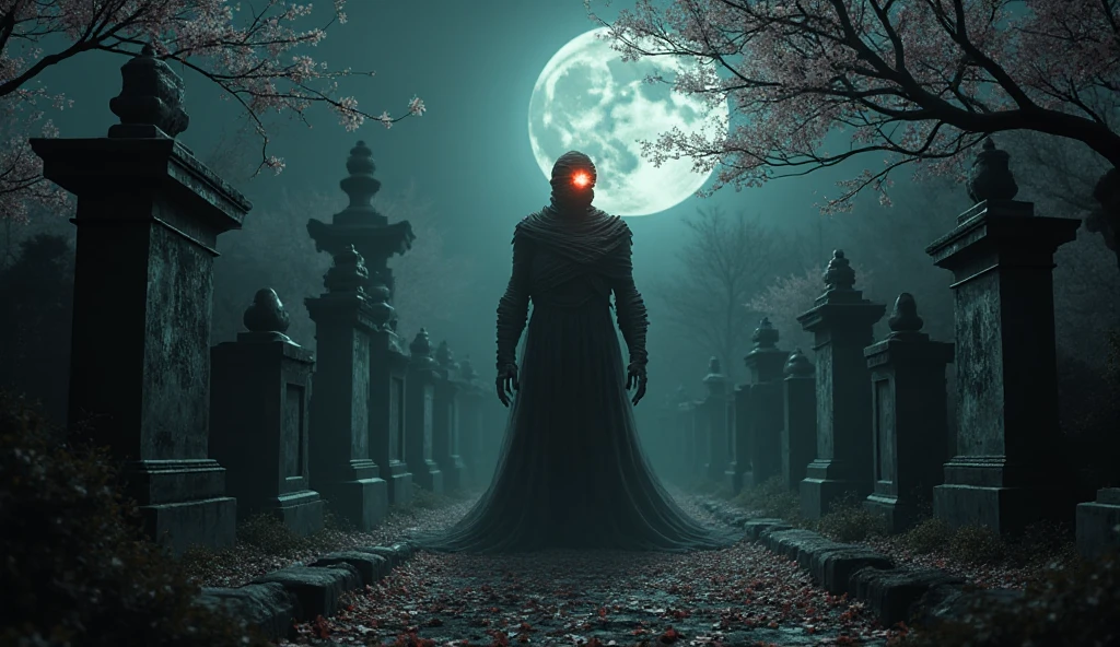 Chinese Ghost Festival，Zhongyuan Universe，ghostly breath，Night street chiaroscuro，Detailed depiction of eerie tree branch texture， ghosts float in the smoke，Lanterns hanging from trees，There are flowers on it, shaded lighting，background bokeh，depth of field，soft light,aesthetic lighting, dim light，peaceful yet scary atmosphere，Mysterious and dark，Detailed lighting effects，Soft color transitions，Weird place，foggy， Dislocation of space-time，reincarnation flip。 Turn things upside down，The sun and moon have no light， Confusing and absurd，Nightmares again and again。 Mysterious and unreal，Phantoms， gothic shadow，shrouded in all directions。 cyberpunk， the dark forest，Heterogeneous space， Hidden countless unknown secrets，Forgotten souls wandering in the night。