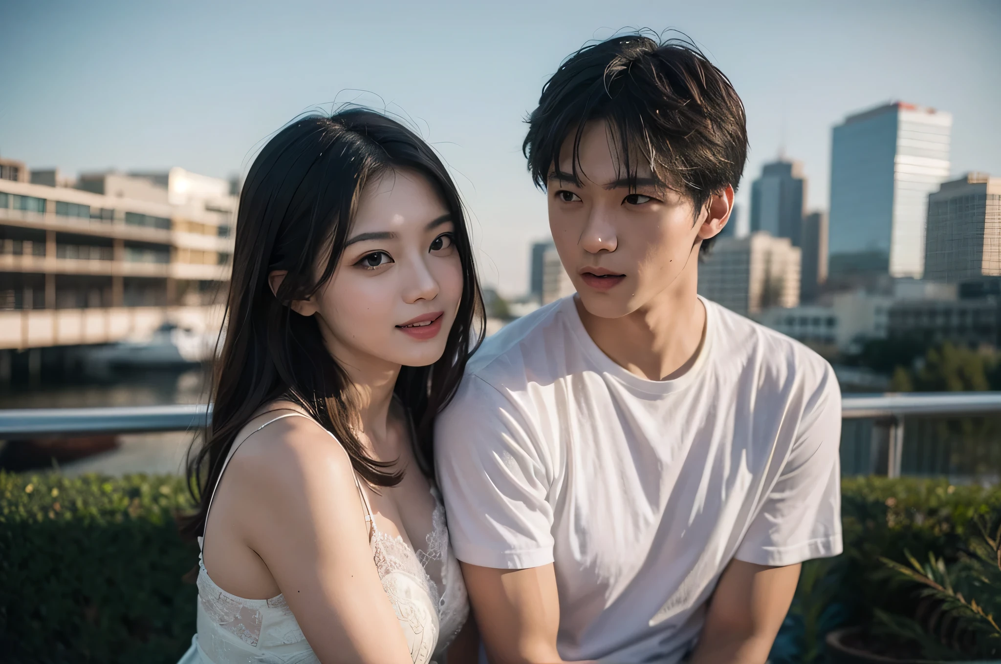 Couple photo with girlfriend