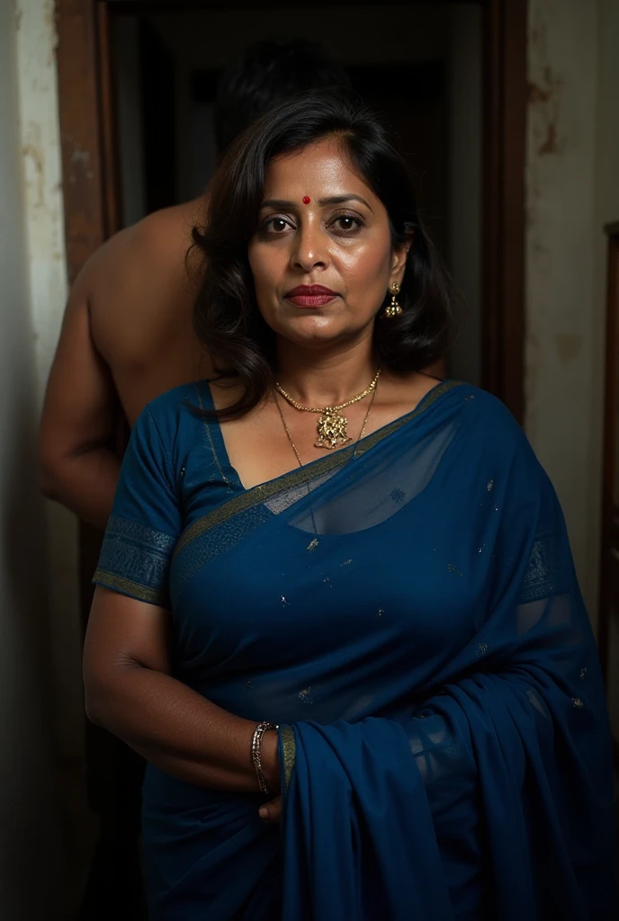 44 years old indian  aunty showing her 