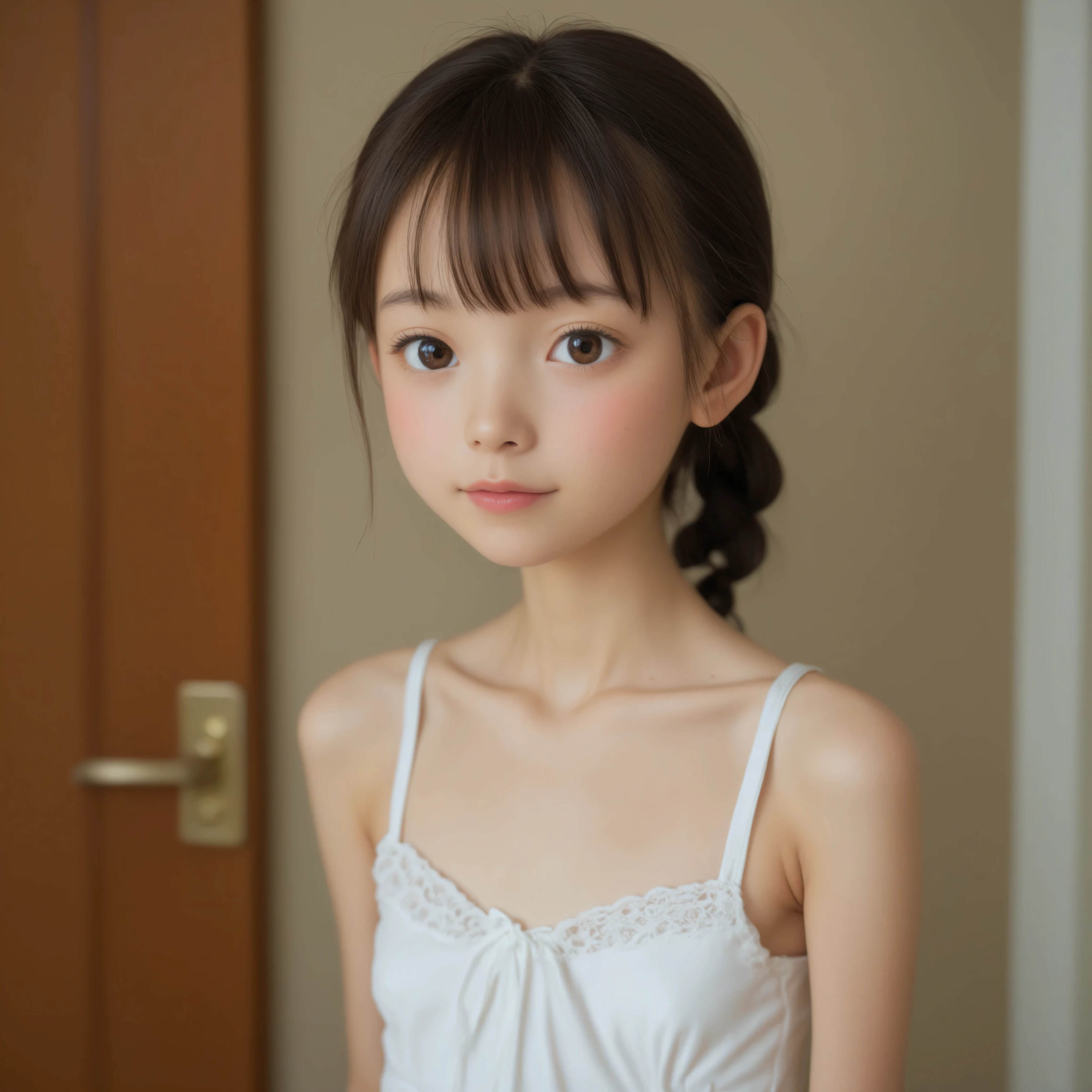 (( Highest Quality)),( details),(:0.3),coming-of-age ceremony,かわいいyounger女の子,slender,((masterpiece)),short,skinny,(skinny:1.3),slender body,younger,(younger:1.2),Realistic,small breasts,Made in Japan,(white skin:1.2),Kimono,Narrow Shoulder,brown eyes,Luxury