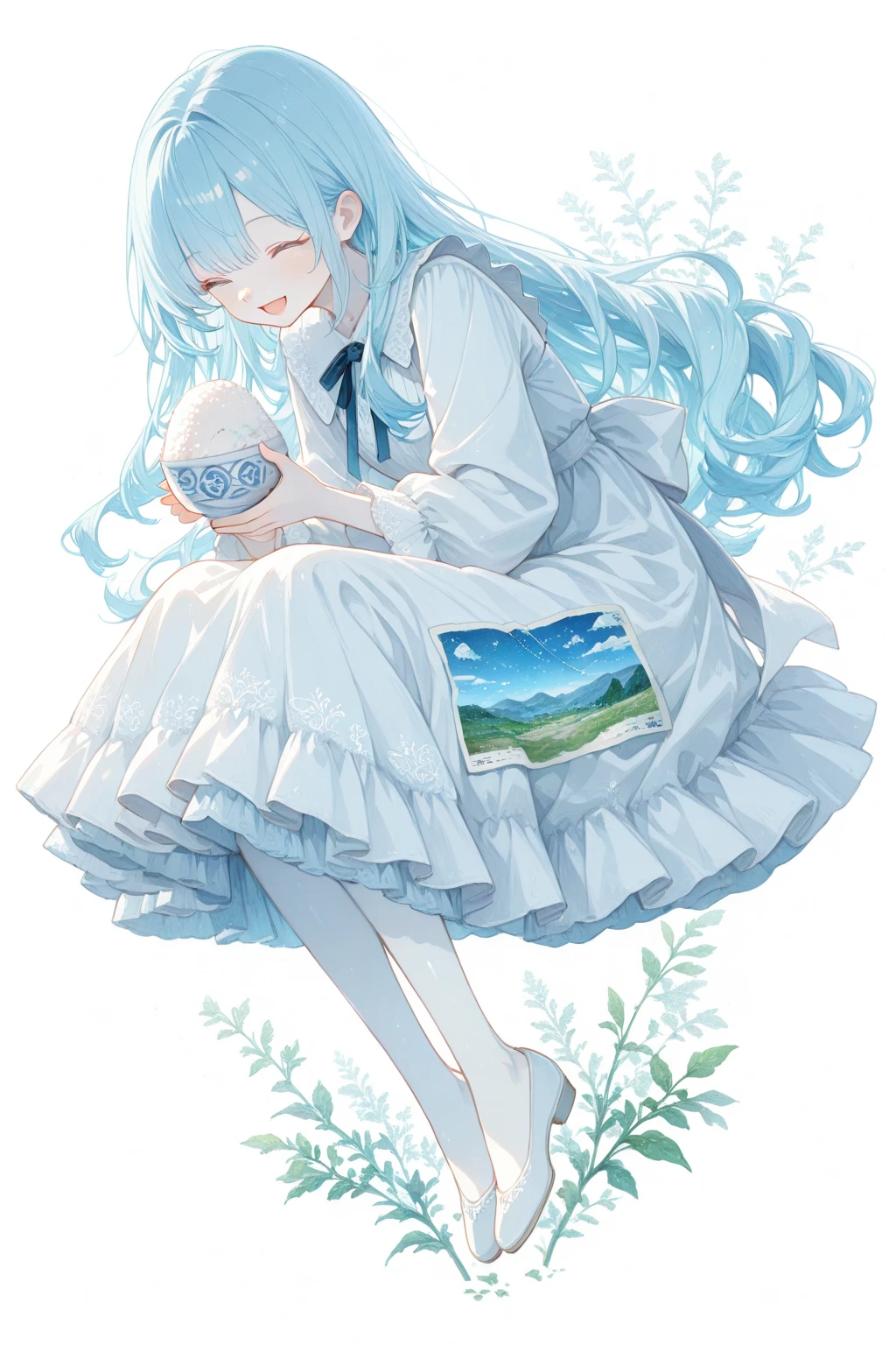 12 months pregnant belly is round and big and very 