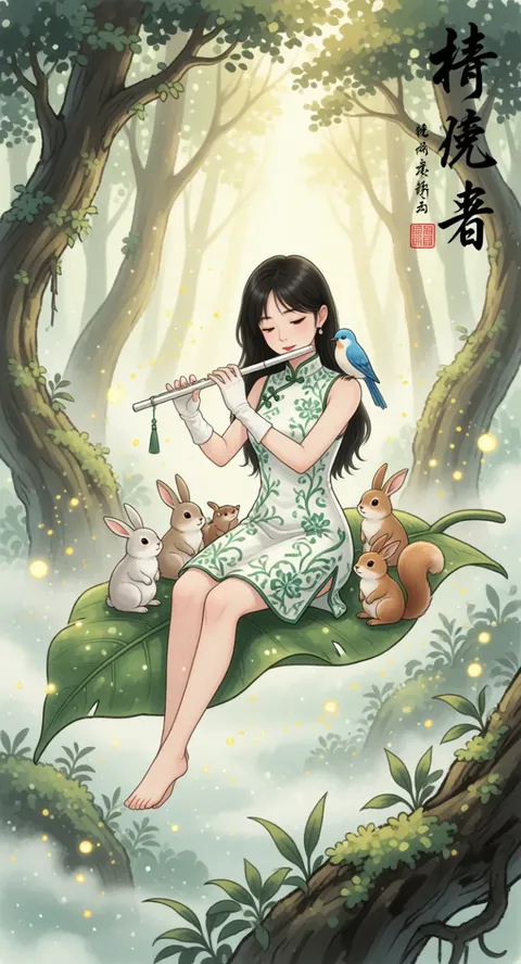 The Flute of Spring Serenity