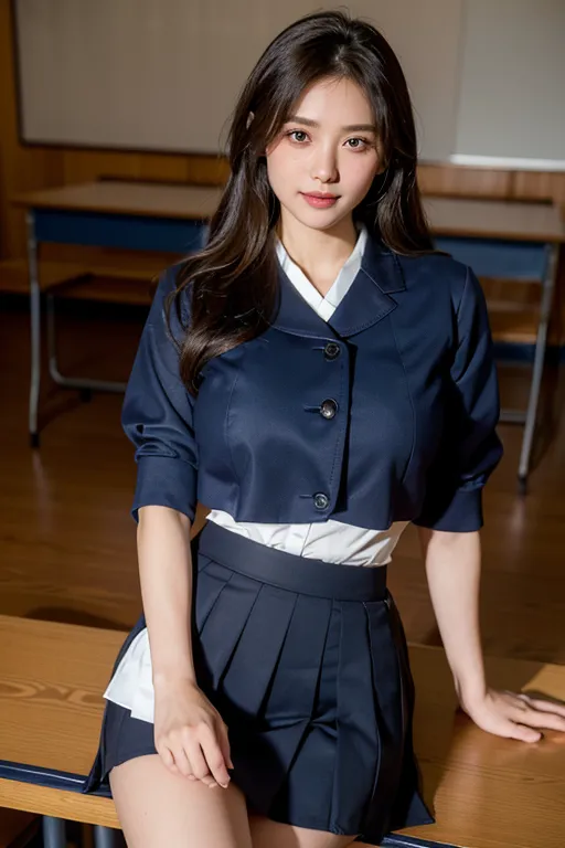高品質制服美少女生成