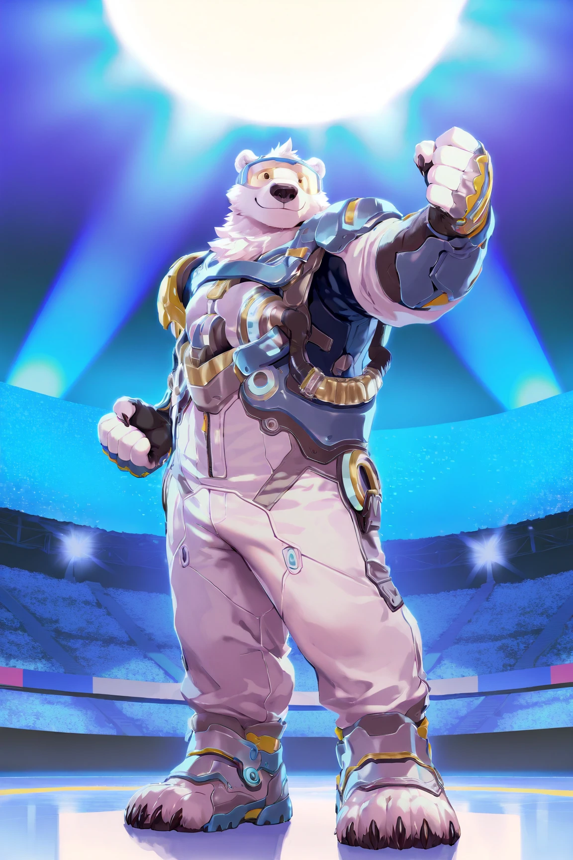 masterpiece,high quality,anime,detailed eyes,furry male White bear, Great physique,strong arms manly, Floating in space, Asteroids, Star Pajama suit, (Night), Shimmering Stars, Joyful, by null-ghost,by pino daeni hot body hot belly. Show bear your huge . I wanna cook you . I sucked you big . I want to hug your big belly. Show you . Please show me your huge 🍆