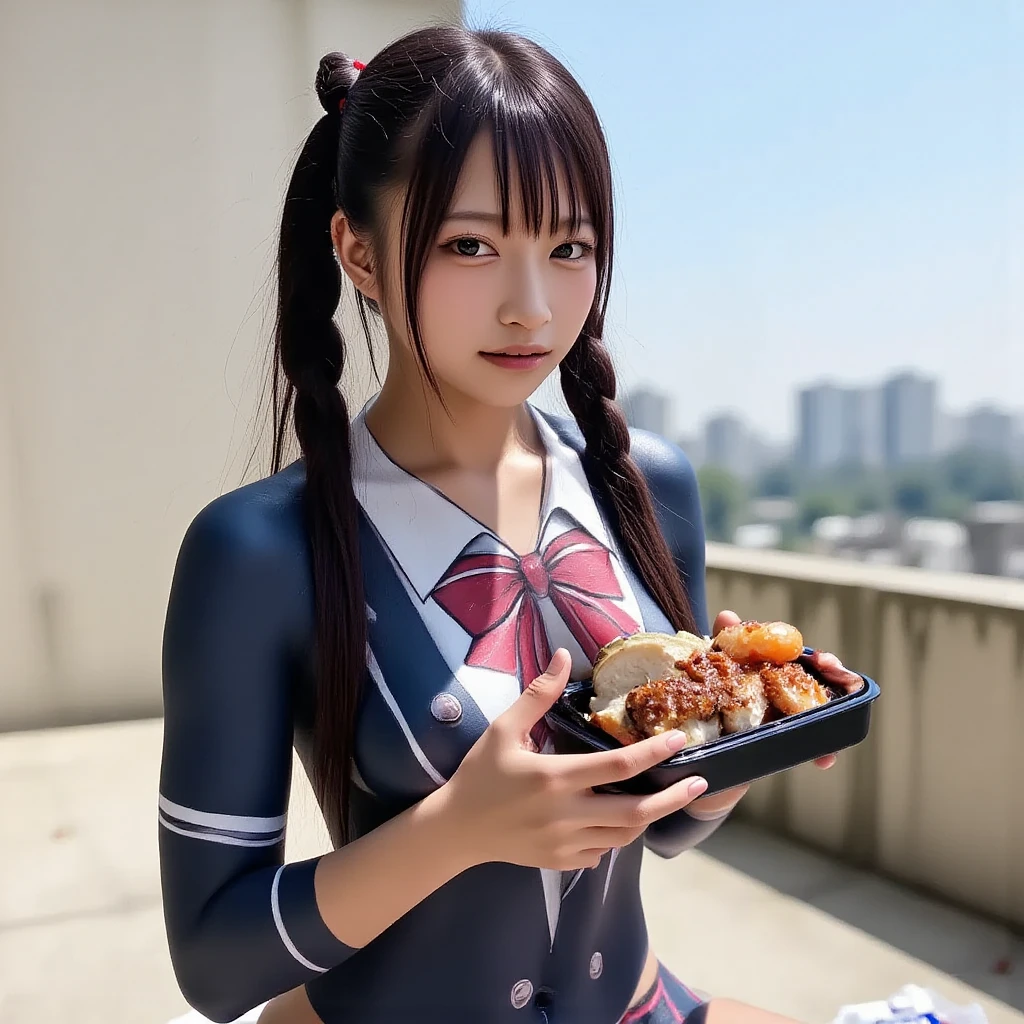 ((On a pizza)), Anime style, anime character laying, artwork in the style of guweiz, in an anime style, steam around, in anime style, digital anime illustration, flat anime style shading, ((Anima character on a large pizza))