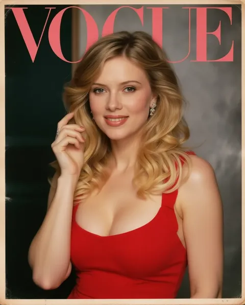 Portada de revista vintage Selfie