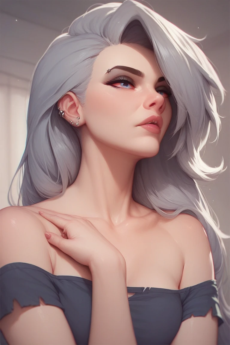 Spirit behind a woman