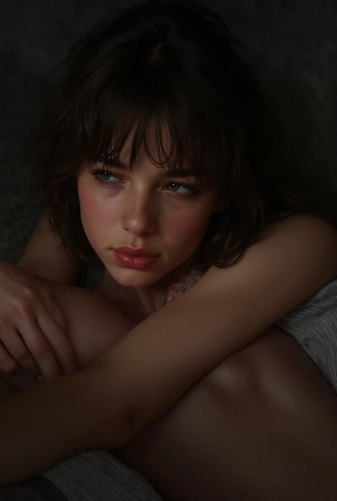 (score_10,score_9_up,score_8_up,score_7_up,score_6_up,source_cartoon,rating_explicit),(uncensored),from afar, full body,<lora:4kFacePonyXL:1>,4kfaceponyxl,1girl,light_blush,looking_at_viewer,depth of field,dark blue theme,medium breasts,contour_deepening,chromatic_aberration,bokeh,body blush,refraction,film grain,(real life insert:1.5),messy hair,teen,