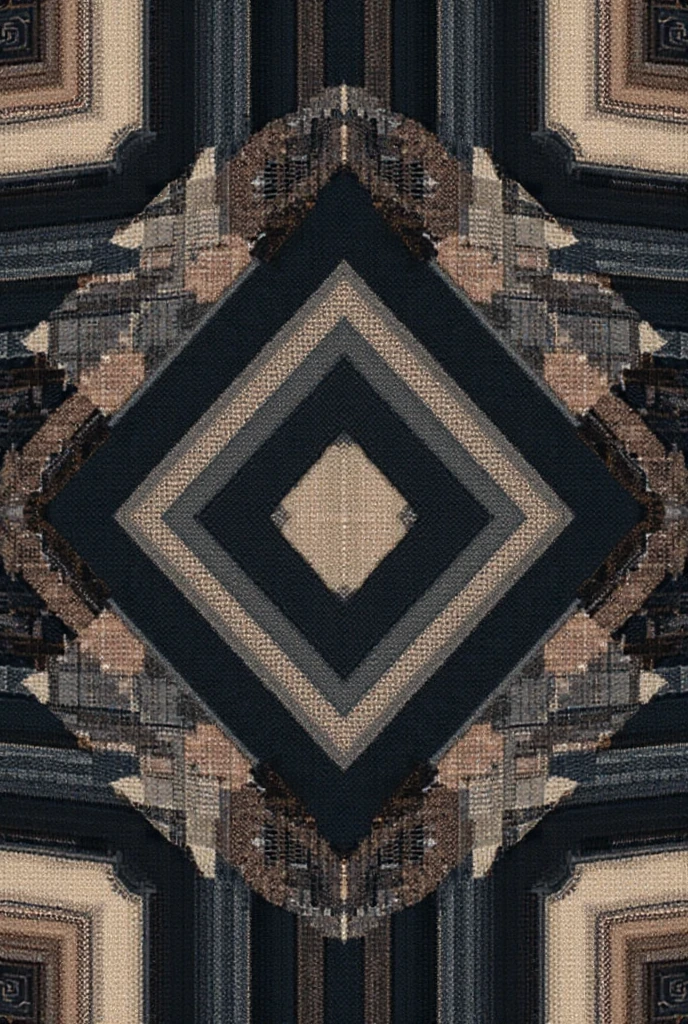 > Modern rug design, high-resolution, symmetrical and perfectly aligned ...