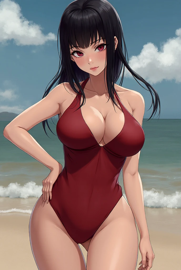 score_9, score_7_up,
BREAK
solo, 1girl, looking at viewer, blush, light frown, expressionless, closed mouth,
<lora:ma-kurou-TamuraYuri:1>, t4muraYur1, black hair, choppy bangs, medium bangs, low twintails, , purple eyes,
party dress, silk, long dress, outing dress, long dress, spaghetti strap, cleavage, collarbone
a-pose,
lighthouse, coastal beacon, ocean vistas, maritime,