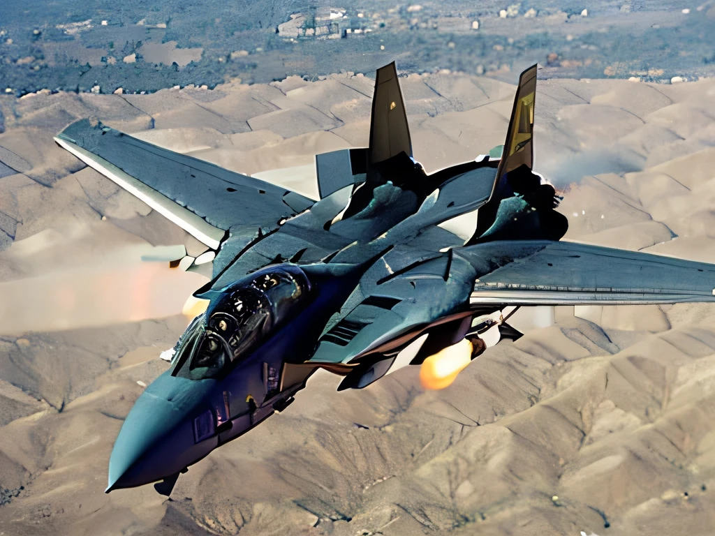 F14 tomcat ,VF103,Jolly Rojas,Hi-Visual,Afterburner,Ground display,Left Panorama,