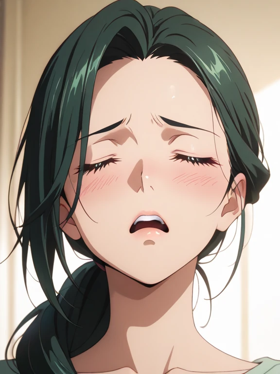 score_7_up, BREAK source_anime, KMitsuriV4XL, 1girl, solo, looking at viewer,  fog, indoors, , from bellow, room,  , blush, blush, open mouth, big mouth, tongue, tongue out, close up, saliva, uvula, uvula, room, mouth focus, excessive saliva, giantess,
