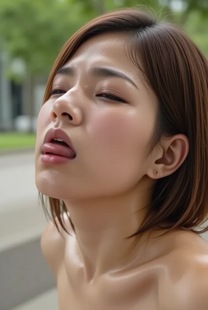 Girl and boy  in the bushes of the mountains,1 girl , Two men,  , job ,look at someone with disdain, Very angry, ,Age 18, whole body ,