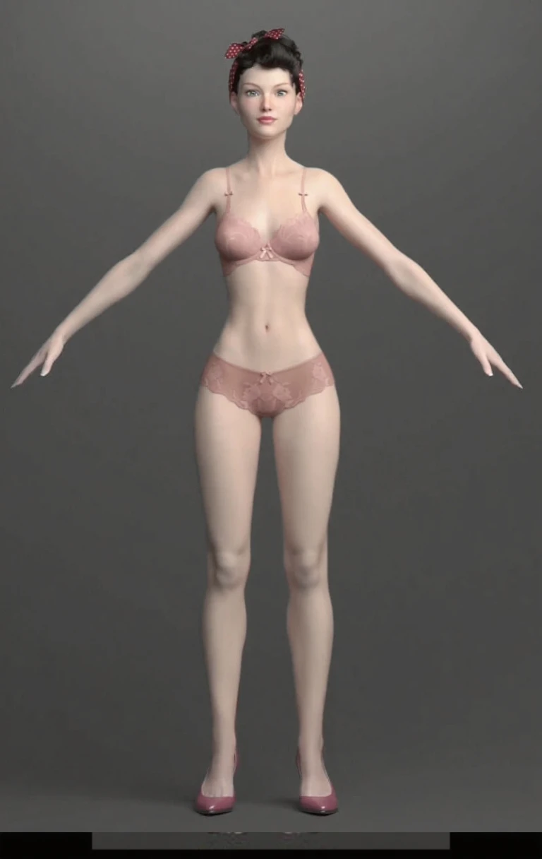 a woman, very thin body, body visible bones, very slender , sweaty weat body, pale white skin, panties, bra,tatto, full body , in a school 