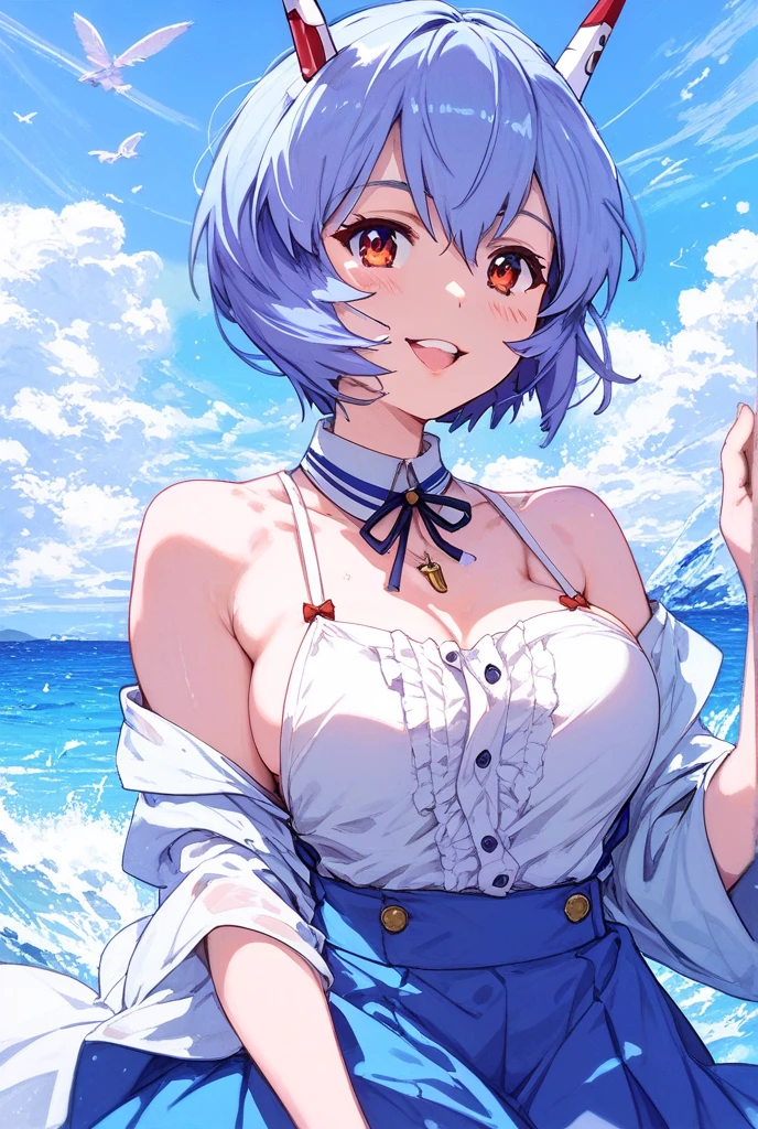 score_9, score_8_up, score_7_up, score_6_up, source_anime, 2girls, 1boy, , , , excited, open mouth,  on face, green floral print bikini, , pubic hair, deep skin, , detailed eyes, ganyu from genshin, keqing from genshin, beach, detailed background, palm trees, collarbone, sunset,