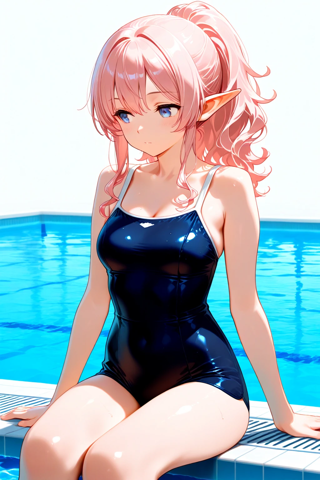 ????  lying anime beauties