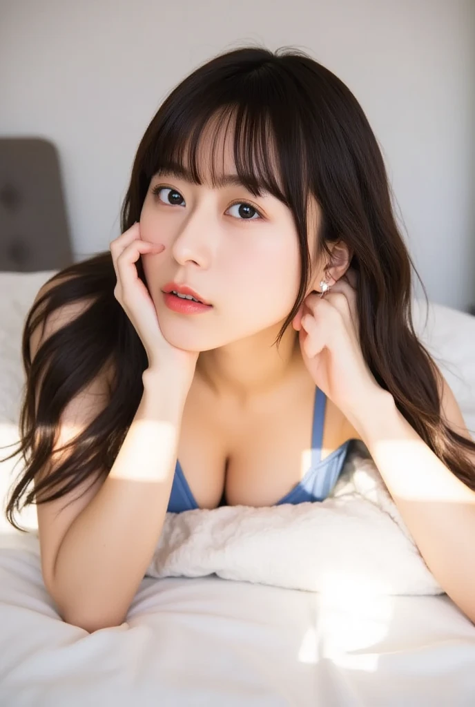 sthe highest qualit、detalhes finos、(((美しい1人の女の子)))、highly detailed eyes and faces、NIGHT、Dark indoor、Professional Writing、on a bed、all on fours、(Raise your ???? high)、White transparent ?????????、Upbeat cheeks、Wearing sweat、Wet Face、kissed、close one's eyes、((Groaning in pain))