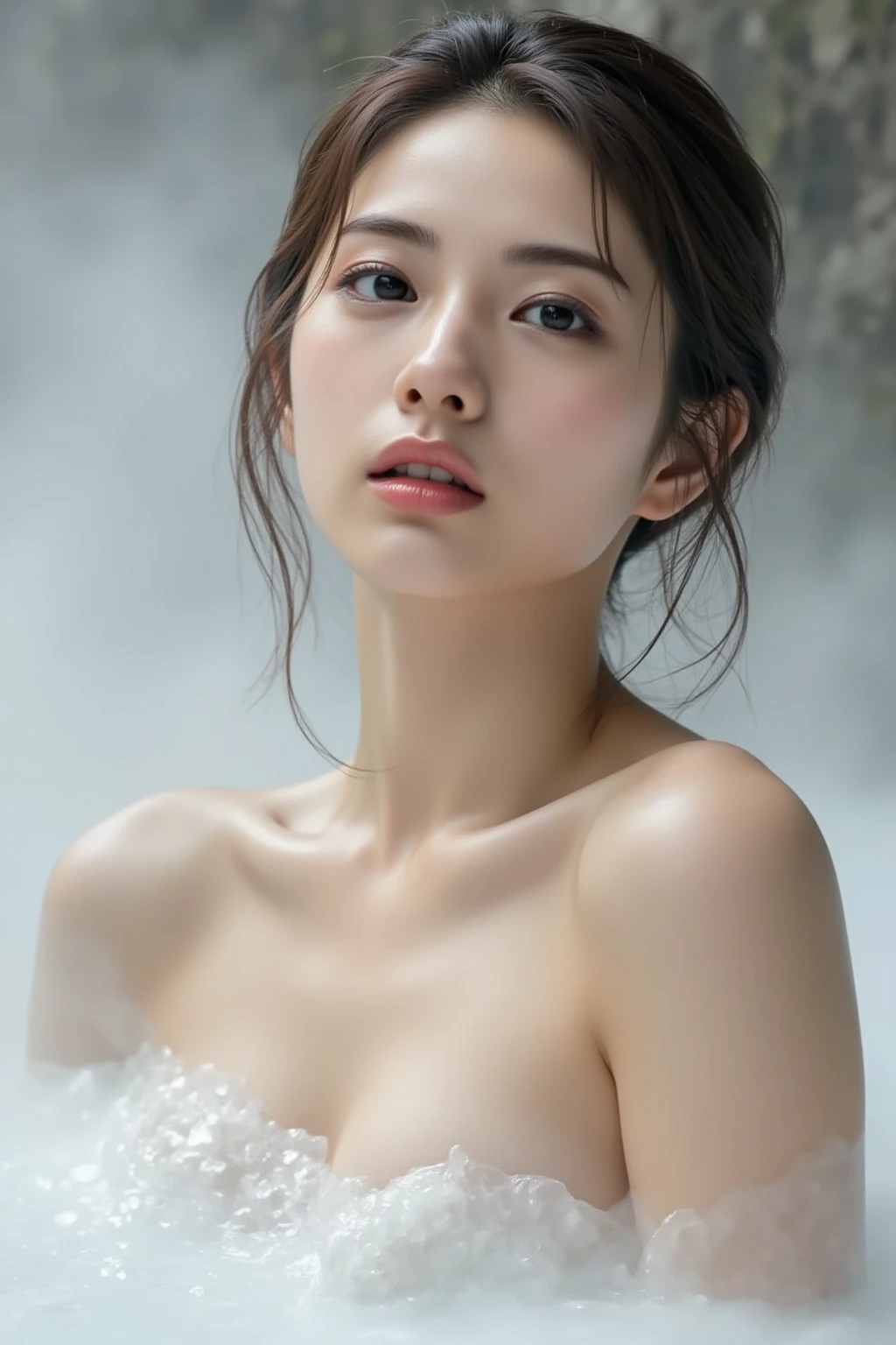 (best quality,ultra-detailed,realistic),(realistic portrait),(soft lighting),(Japanese beautiful face),(detailed facial features),(white background),(line drawing),anatomy correct,((completely naked)),((perfect nude)),undressed,gigantic breasts,realistic puffy nipples,gleaming face:1.8,shiny skin,oiled face:1.6,sweaty,shiny skin, glowing skin, sweaty skin, glowing skin, shiny skin, shiny skin, wet skin,fucking,orgasm,ecstasy,ascension,ahegao,having sex,little smile