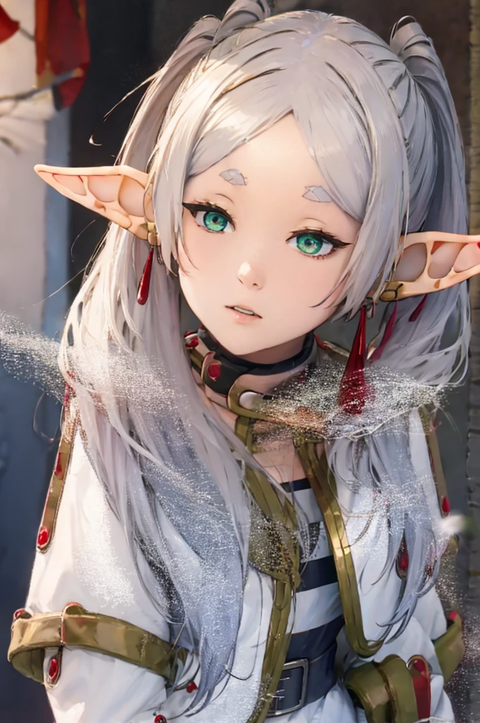 paya, cute elf,(((little ,tiny little body,little))),(((6 years old))),((anime elf with extremely cute and beautiful aqua hair)), (((elf,elf ears))), ((lesbian,yuri)),(((flat ))),((((aqua hair:1.35,undercut aqua hair,short hair,colored inner hair,ear breathing)))),(((aqua_eyes:1.3))),intricate eyes,beautiful detailed eyes,symmetrical eyes,big eyes:1.5,(((dark skin,dark_skin,lustrous skin:1.5,bright skin: 1.5,skin tanned,shiny skin,very shiny skin,shiny body,plastic glitter skin,exaggerated shiny skin,illuminated skin))),(,detailed body,(detailed face)), cute,,,daring,((())), zettai ryouiki,revealing clothing,show skin,((( aqua fur coat, aqua fur coat outfit, wearing a ice dress:1.3,aqua winter coat))), ((ice dress,elegant ice dress)),(white gloves,white clothes,(((intricate outfit,intricate clothes,embroidered outfit,ornate outfit,embroidered clothes,ornate clothes))), (dynamic pose:1.0),embarrassed,(centered,scale to fit dimensions,Rule of thirds), ((snowy pine forest)),winter,scenery:1.25,((intricate scenery)),((snow forest background)),Christmas tree, (Glossy winter ornaments),highres,sharp focus,(ultra detailed,extremely detailed),(photorealistic artwork:1.37),(extremely detailed CG unity 8k wallpaper),(((vibrant colors,vibrant theme))),(intricate),(masterpiece),(best quality),