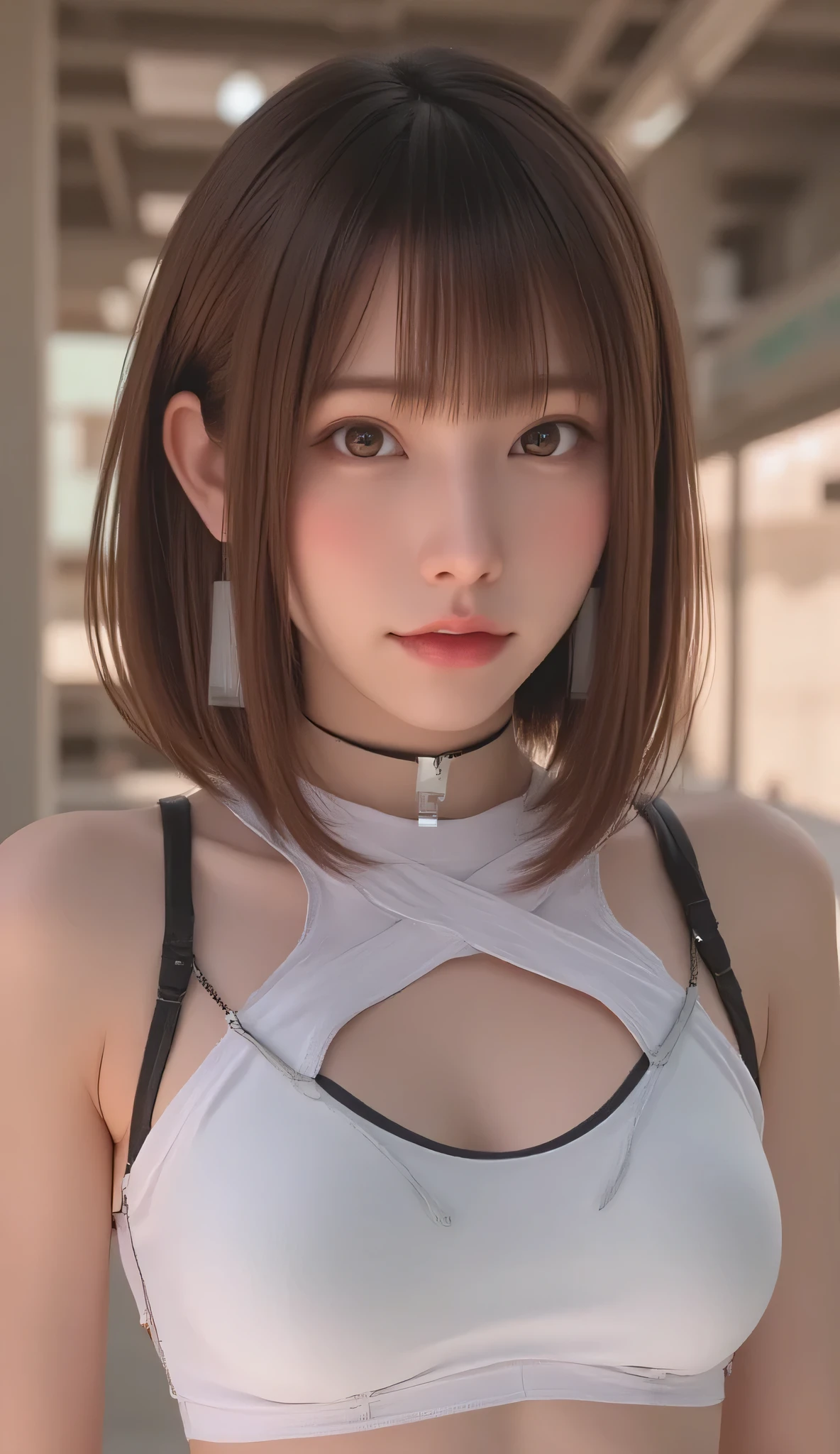 NSFW nude butt Looking Back short hair、( ONE WOMAN),(((masterpiece:1.5))),( Highest Quality:1.5),( high resolution:1.5),(超high resolution:1.5),( Movie Light:1.5),( Delicate Description),(( The hands and feet based on perfect anatomy are carefully depicted)),8k, cute faces getting creampied, beautiful well-balanced face ,(13歳のJapanese woman), professional photo shoot, ( Japanese woman ,Idol),((紺色の警察部隊風の super high leg ボディスーツ:1.9)),((ultra high leg bodysuit:1.5)),(( front)),(( A tight bodysuit that fits perfectly to the body)),((Slender:1.5)),(((Tactical holster:1.5))),( buttocks under pants:1.5), full body shot without underwear , ultra detail,超 high resolution, carefully drawn eyelashes, (( perfect body line )),(( ideal ratio )), realistic skin texture ,( short hair :1.5),( dark haired:1.5),( beautiful eyes:1.3),( highly detailed face :1.5),(( highly detailed depictions of women's hands :1.5)),(( muscular:1.5)),(( Bite Pussy :1.3)), Groin penetration , super high leg ,(sexy appearance:1.5),(( big boobs:1.5)),( Breasts exposed because of),(((bare thighs:1.5))),( beautiful body :1.5), ,((Extremely Sensual:1.5)),woman with an ideal body line ,(((Future SWAT Team Female Members )),(Futuristic Warehouse :1.5),(Cyberpunk Atmosphere:1.5),((( blurry background :1.5)))