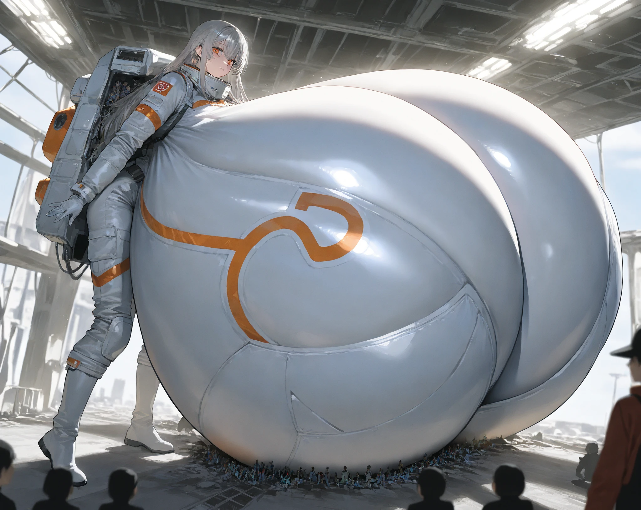 ( Inoue takina, ), (breast skin, ultra enormous gigantic breast expansion, ), ( absurdres, ultra HD, 8k wallpaper, cinematic lighting, ), (3d, unreal engine 5, ), 