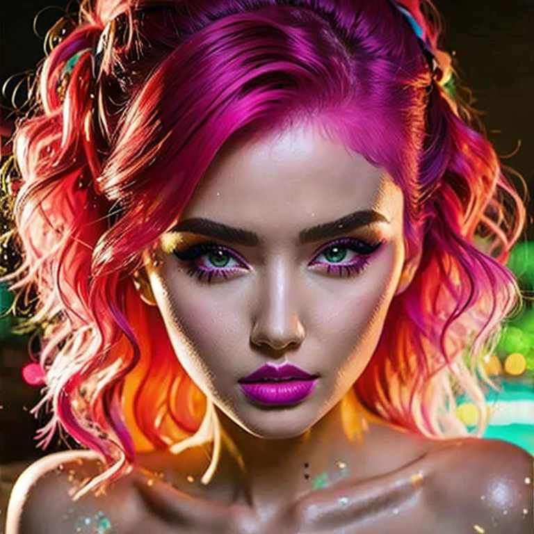 Neon Glowing Makeup SD 1.5