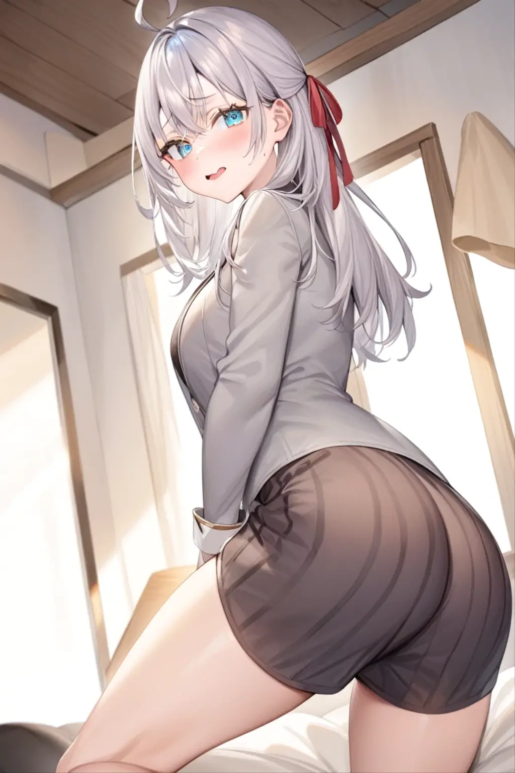 (masterpiece, Highest quality:1.2), One girl, alone,Are standing_Split, 
Yuki mandarin orange, Long Hair，black无袖短背心，Pink Skirt，black