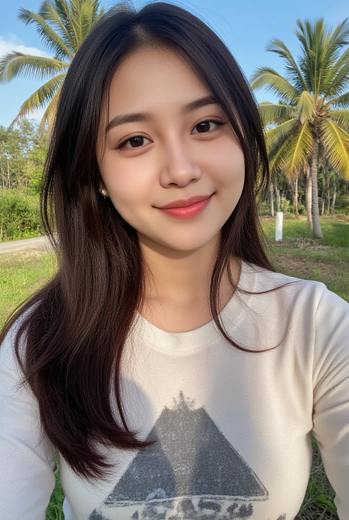 Gorgeus Girl, Beautiful, Baby Face, 20 Years Old, White Skin, Large Colossal , Pose, (Tuquoise-Gold Kebaya), Tuquoise Indonesian Kebaya, Brown Retina, Muscles, Bokeh, Indonesian Culture Background, Masterpiece, Portrait, Straight Silver Hair, Perfect Lighting, HDR, ((Tuquoise-Gold Coloured)), ((Tattooed:1.0))