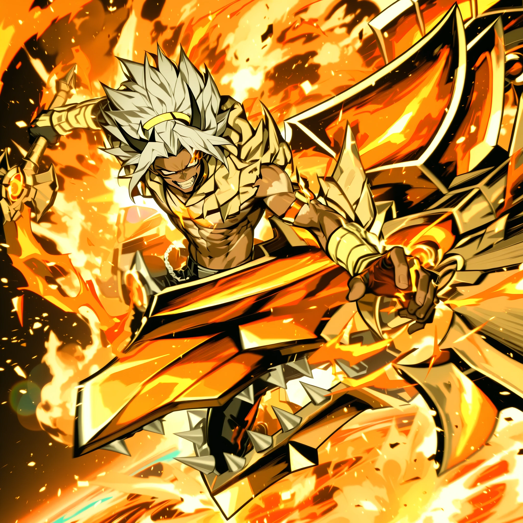 masterpiece, better quality, incredible quality, hyper-detailed, male character, taned skin,