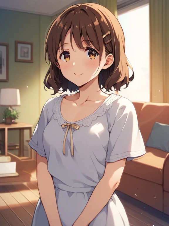 Anime girl sitting on the floor with a laptop in her lap - SeaArt AI