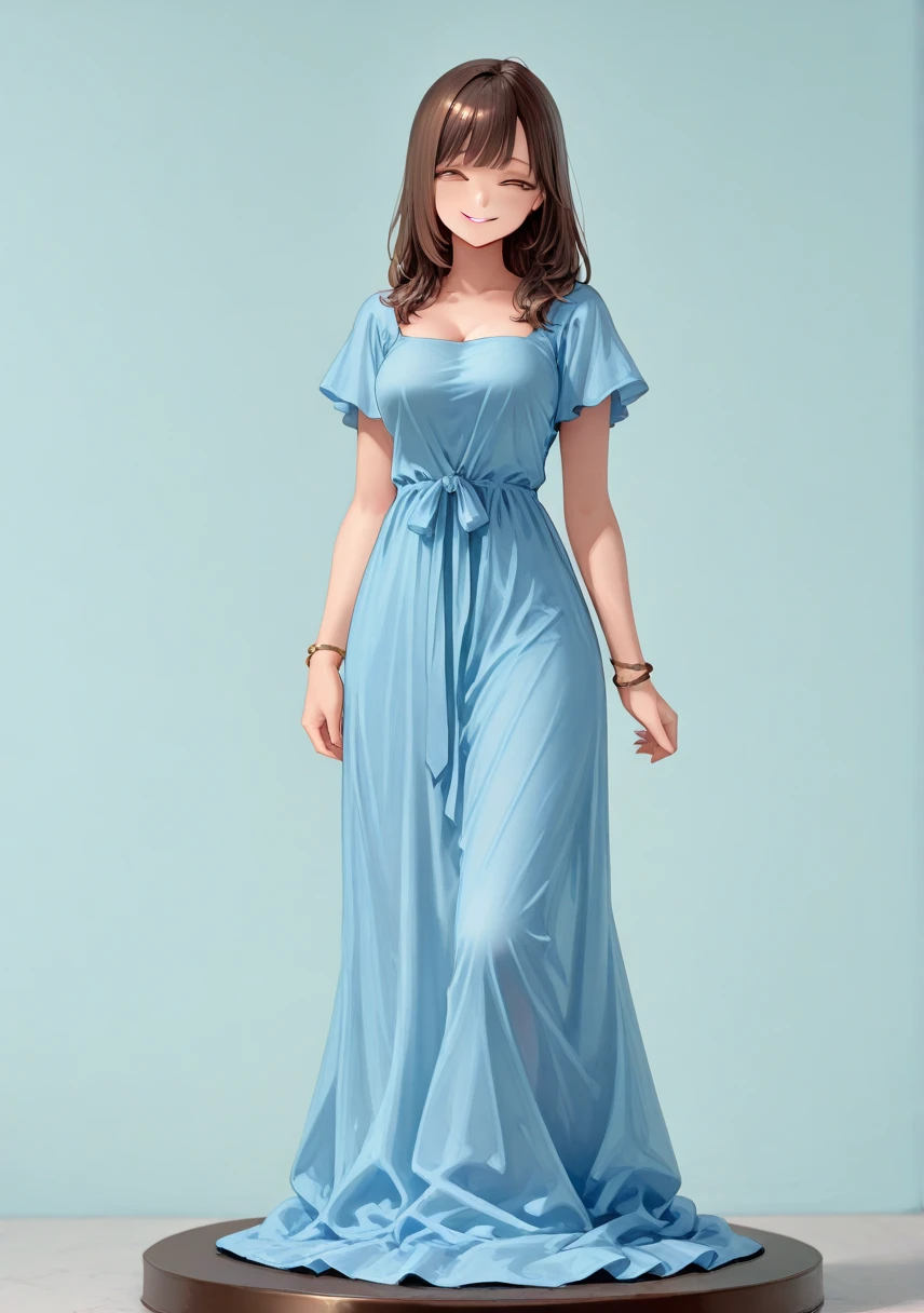 ((masterpiece)),(((Highest quality))),((Character design sheet)),Thin thighs,Long legs,((woman, alone, Long Hair)),Innocent look,  arms, Expose your shoulders, Bear neck, watercolor, water, Wave, water dress,  Ocean,  dress,Golden Hair，