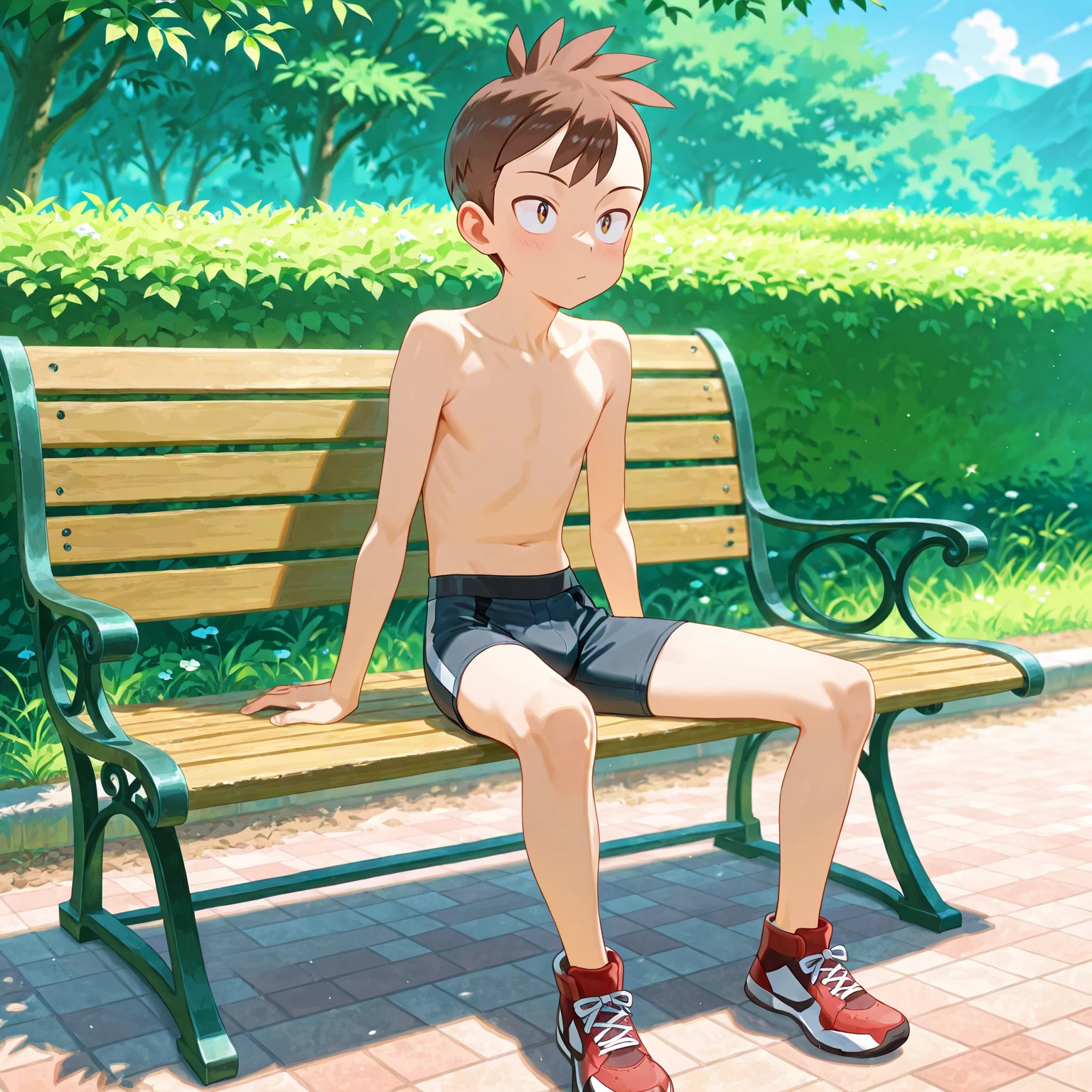 doremi,1girl,masterpiece, expensive quality, very_expensive_solve, big_file size, full color,(completely :1.2),,niplles,(:1.2),(toddler:1.6),(chibi:1.3),(flat :1.5),