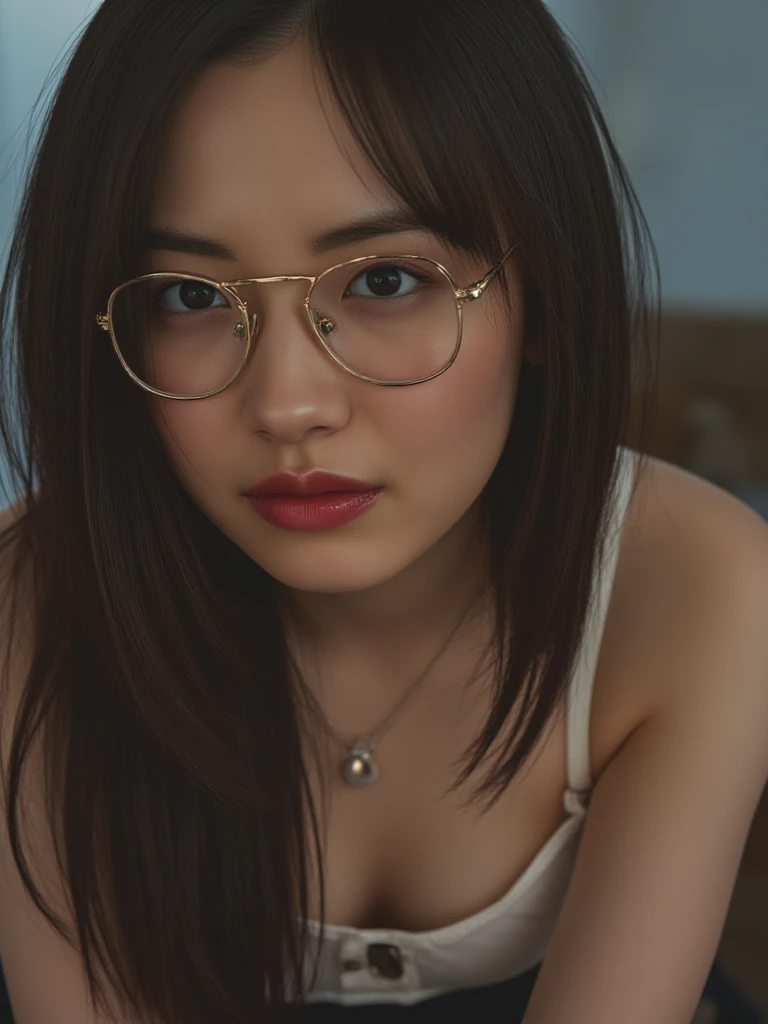 nudes Japanese milf with glases