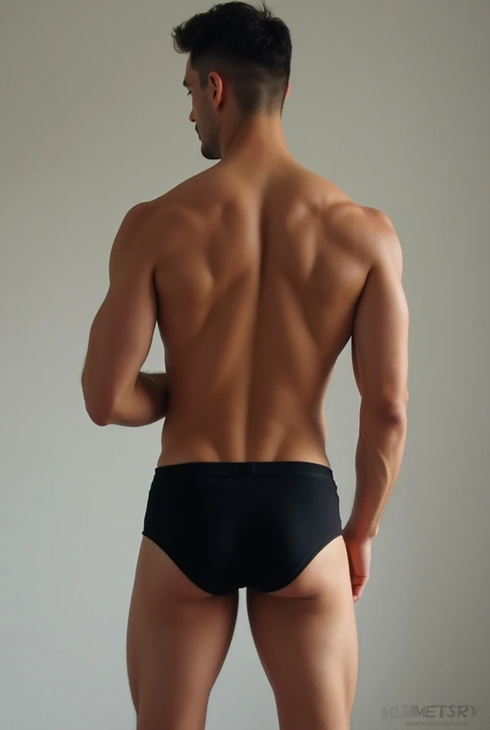 Make a Man Completely Naked in Underwear and Volume Make Him Having Sex 